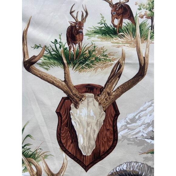 Pierre Frey "Les Trophees" fabric vintage swatch 27 х 34 - Picture 3 of 5